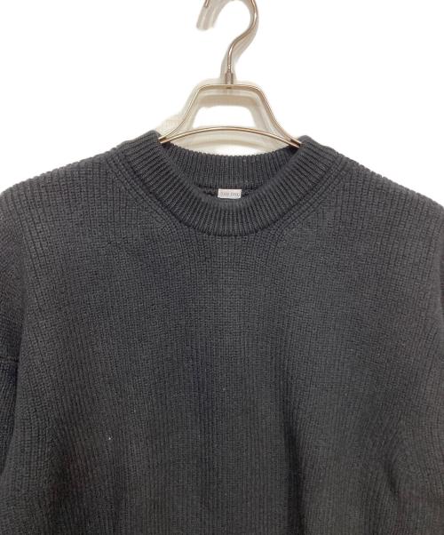 THE DAY（ザデイ）THE DAY (ザデイ) LOW GAUGE CREWNECK PREMIUM KNIT ブラック サイズ:3の古着・服飾アイテム