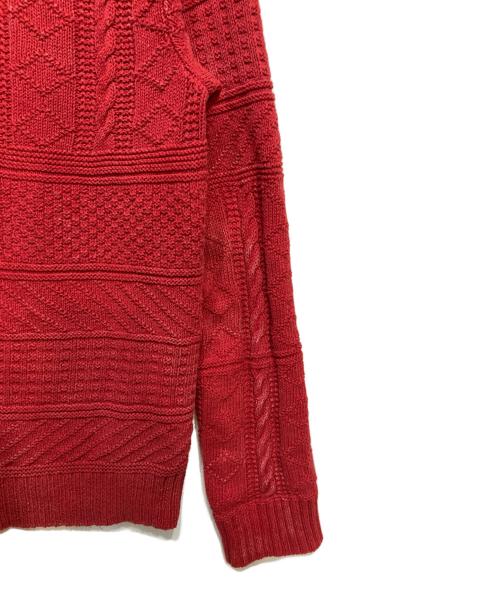 RRL（ダブルアールエル）RRL (ダブルアールエル) Shawl collar cardigan レッド サイズ:Lの古着・服飾アイテム