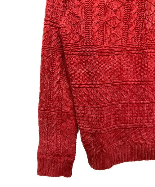 RRL（ダブルアールエル）RRL (ダブルアールエル) Shawl collar cardigan レッド サイズ:Lの古着・服飾アイテム