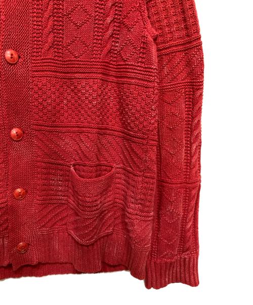 RRL（ダブルアールエル）RRL (ダブルアールエル) Shawl collar cardigan レッド サイズ:Lの古着・服飾アイテム