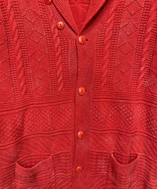 RRL（ダブルアールエル）RRL (ダブルアールエル) Shawl collar cardigan レッド サイズ:Lの古着・服飾アイテム