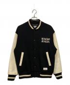 WACKO MARIAワコマリア）の古着「VARSITY JACKET」｜ブラック×ホワイト