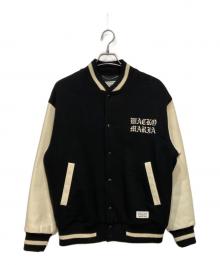 WACKO MARIA（ワコマリア）の古着「VARSITY JACKET」｜ブラック×ホワイト