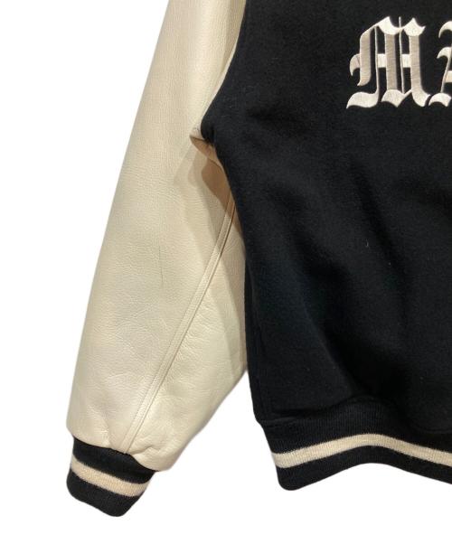 WACKO MARIA（ワコマリア）WACKO MARIA (ワコマリア) VARSITY JACKET ブラック×ホワイト サイズ:Sの古着・服飾アイテム