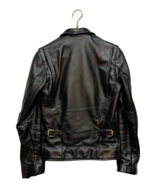VANSON（バンソン）VANSON (バンソン) ENF シングルライダースジャケット ブラック サイズ:32の古着・服飾アイテム