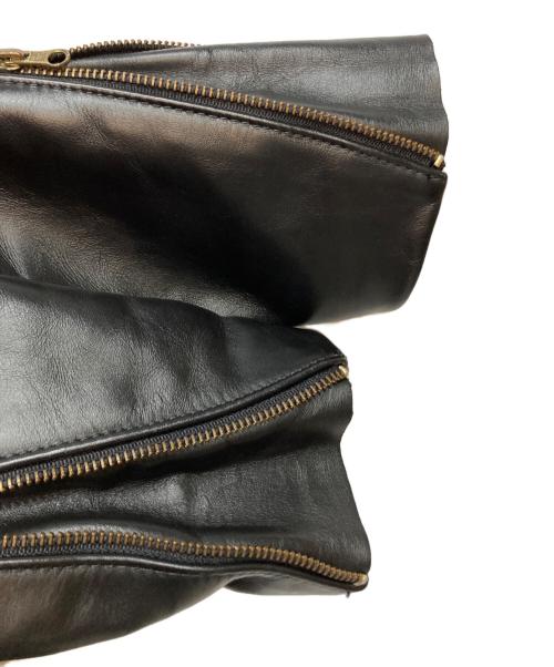 VANSON（バンソン）VANSON (バンソン) ENF シングルライダースジャケット ブラック サイズ:32の古着・服飾アイテム