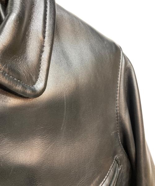 VANSON（バンソン）VANSON (バンソン) ENF シングルライダースジャケット ブラック サイズ:32の古着・服飾アイテム
