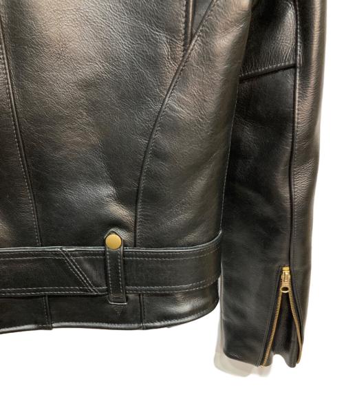 VANSON（バンソン）VANSON (バンソン) C2 ダブルライダースジャケット ブラック サイズ:32の古着・服飾アイテム