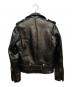 VANSON (バンソン) C2 ダブルライダースジャケット ブラック サイズ:32：35000円