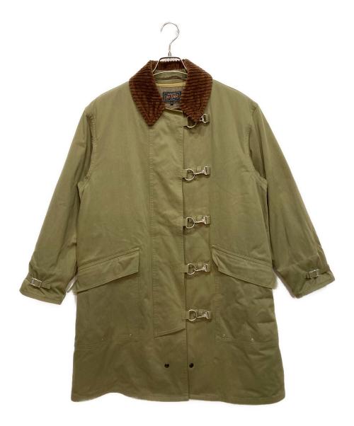 BEAMS PLUS（ビームスプラス）BEAMS PLUS (ビームスプラス) PRIMALOFT ファイアーマンコート オリーブ サイズ:Sの古着・服飾アイテム
