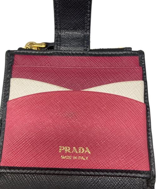 PRADA（プラダ）PRADA (プラダ) 2つ折り財布 ブラックの古着・服飾アイテム