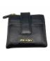 PRADA（プラダ）の古着「2つ折り財布」｜ブラック