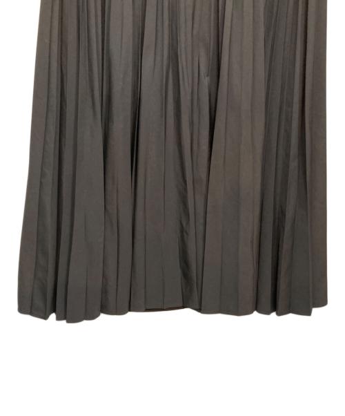 BALLSEY（ボールジィ）BALLSEY (ボールジィ) スパンブロード バックプリーツシャツワンピース グレー サイズ:36の古着・服飾アイテム
