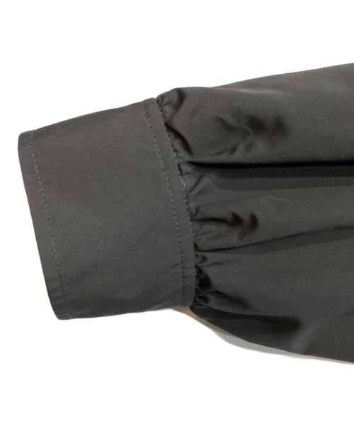 BALLSEY（ボールジィ）BALLSEY (ボールジィ) スパンブロード バックプリーツシャツワンピース グレー サイズ:36の古着・服飾アイテム