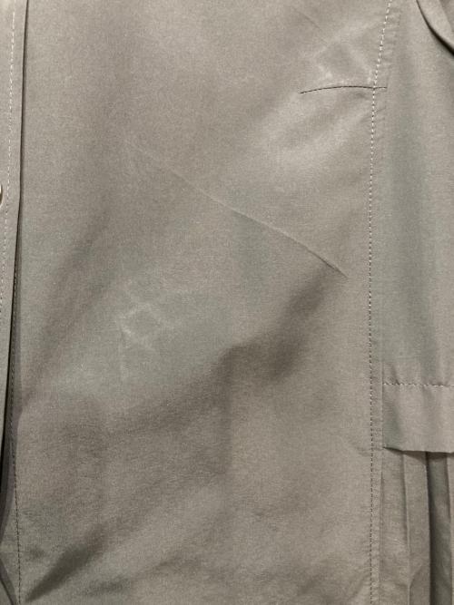 BALLSEY（ボールジィ）BALLSEY (ボールジィ) スパンブロード バックプリーツシャツワンピース グレー サイズ:36の古着・服飾アイテム