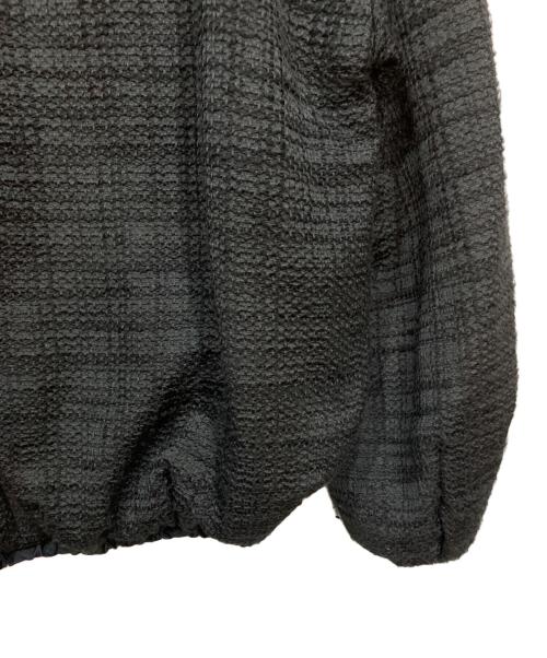 DRAWER（ドゥロワー）DRAWER (ドゥロワー) ジャカード ギャザーブルゾン ブラック サイズ:36の古着・服飾アイテム