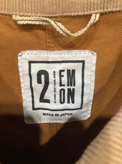 EMON（エモン）EMON (エモン) SAGISOU カバーオール ブラウン サイズ:2の古着・服飾アイテム