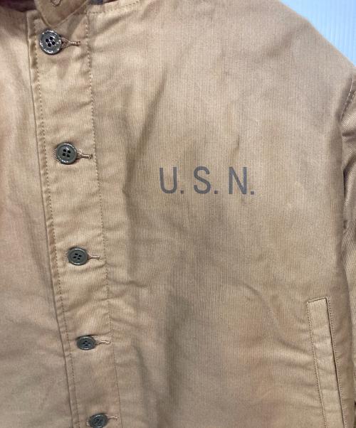 waiper（ワイパー）waiper (ワイパー) 忠実復刻 米軍 U.S.NAVY N-1 デッキ カーキ サイズ:38の古着・服飾アイテム