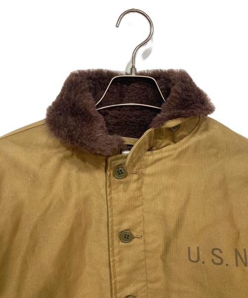 waiper（ワイパー）waiper (ワイパー) 忠実復刻 米軍 U.S.NAVY N-1 デッキ カーキ サイズ:38の古着・服飾アイテム