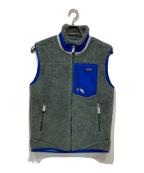 Patagoniaパタゴニア）の古着「CLASSIC RETRO-X FLEECE VEST」｜グレー×ブルー