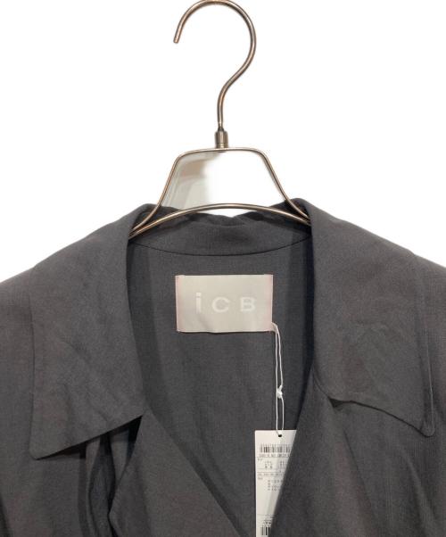 icB（アイシービー）icB (アイシービー) ライトリバー トレンチコート グレー サイズ:4 未使用品の古着・服飾アイテム