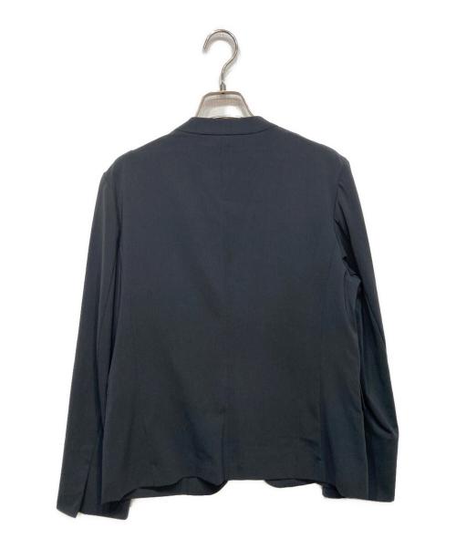 SOEJU（ソージュ）SOEJU (ソージュ) エアリーストレッチノーカラージャケット グレー サイズ:Mの古着・服飾アイテム