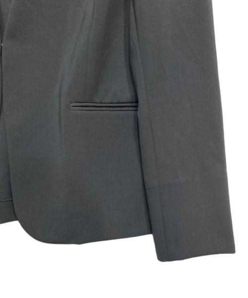 SOEJU（ソージュ）SOEJU (ソージュ) エアリーストレッチノーカラージャケット グレー サイズ:Mの古着・服飾アイテム