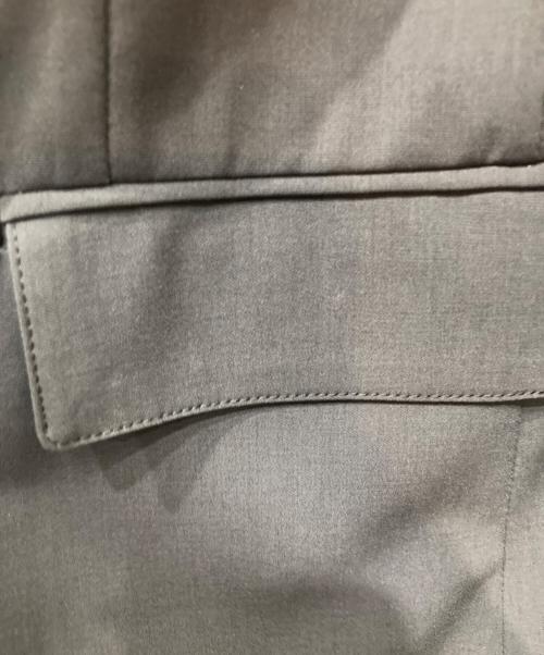 SOEJU（ソージュ）SOEJU (ソージュ) エアリーストレッチノーカラージャケット グレー サイズ:Mの古着・服飾アイテム
