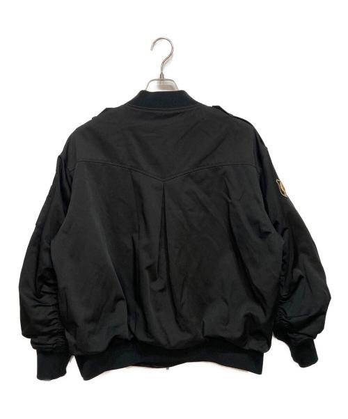 Ameri（アメリ）Ameri (アメリ) OVER VOLUME WAPPEN MA-1 ブラック サイズ:FREEの古着・服飾アイテム