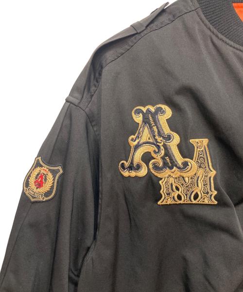 Ameri（アメリ）Ameri (アメリ) OVER VOLUME WAPPEN MA-1 ブラック サイズ:FREEの古着・服飾アイテム