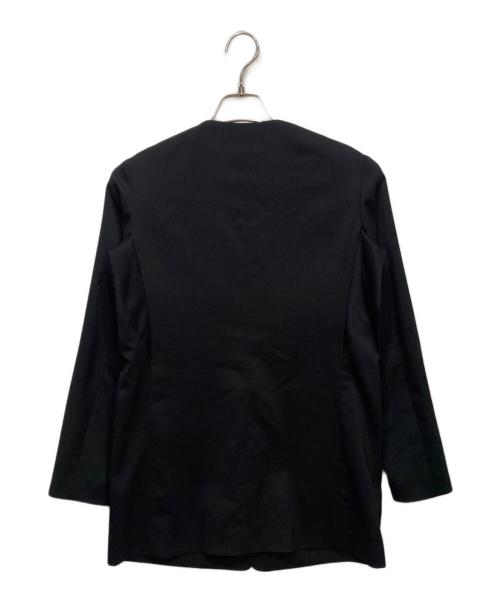 icB（アイシービー）icB (アイシービー) Fied ノーカラージャケット ブラック サイズ:4の古着・服飾アイテム