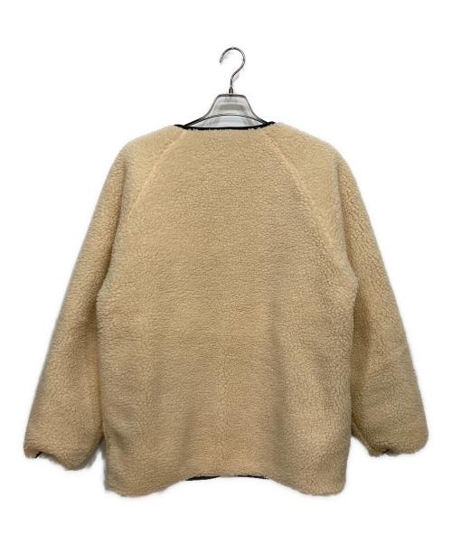 HOUSTON（ヒューストン）HOUSTON (ヒューストン) REVERSIBLE BOA LINER JACKET グリーン サイズ:XLの古着・服飾アイテム