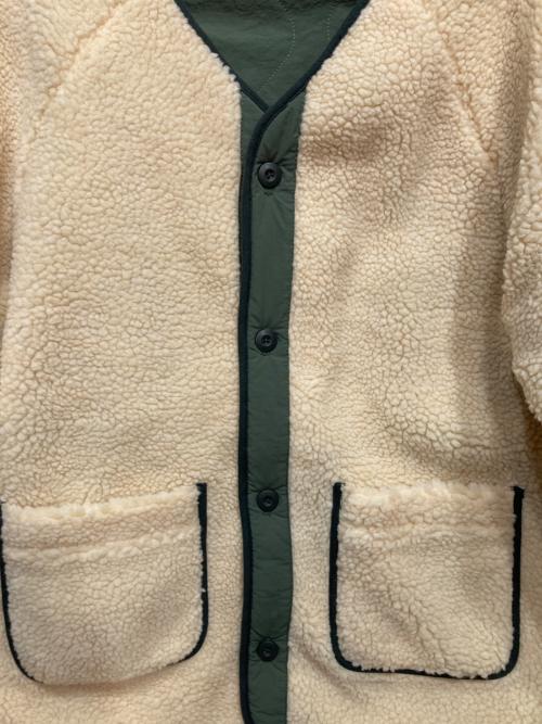 HOUSTON（ヒューストン）HOUSTON (ヒューストン) REVERSIBLE BOA LINER JACKET グリーン サイズ:XLの古着・服飾アイテム