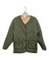 HOUSTON（ヒューストン）の古着「REVERSIBLE BOA LINER JACKET」｜グリーン