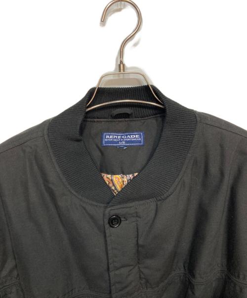 RENEGADE（レネゲード）RENEGADE (レネゲード) 中綿ダービージャケット ブラック サイズ:Lの古着・服飾アイテム