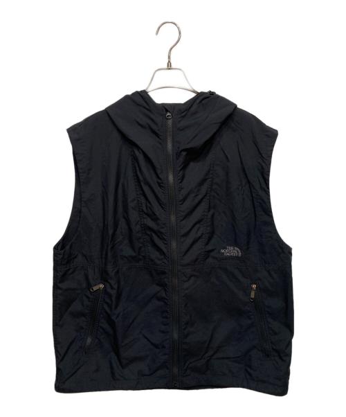 THE NORTH FACE（ザ ノース フェイス）THE NORTH FACE (ザ ノース フェイス) コンパクトフーデッドベスト ブラック サイズ:Lの古着・服飾アイテム