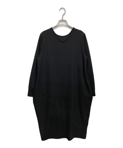 BEARDSLEY（ビアズリー）BEARDSLEY (ビアズリー) トロミシンプルワンピース ブラック サイズ:FREEの古着・服飾アイテム