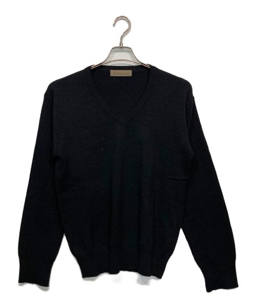 Y's for men（ワイズフォーメン）Y's for men (ワイズフォーメン) ウールカシミヤVネックニット ブラック サイズ:3の古着・服飾アイテム
