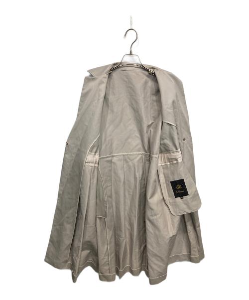 DRAWER（ドゥロワー）Drawer (ドゥロワー) ギャバウェストリボンコート グレー サイズ:36の古着・服飾アイテム
