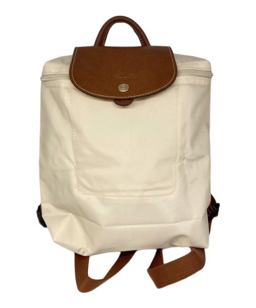 LONGCHAMP（ロンシャン）LONGCHAMP (ロンシャン) ルプリアージュ リュック ベージュの古着・服飾アイテム