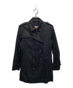 BURBERRY BLACK LABELバーバリーブラックレーベル）の古着「ライナー付トレンチコート」｜ネイビー