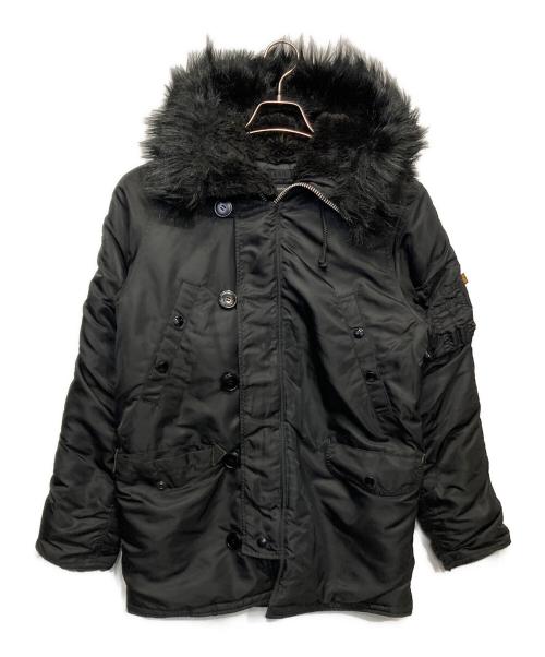 ALPHA（アルファ）ALPHA (アルファ) N-3B フライトジャケット ブラック サイズ:Sの古着・服飾アイテム