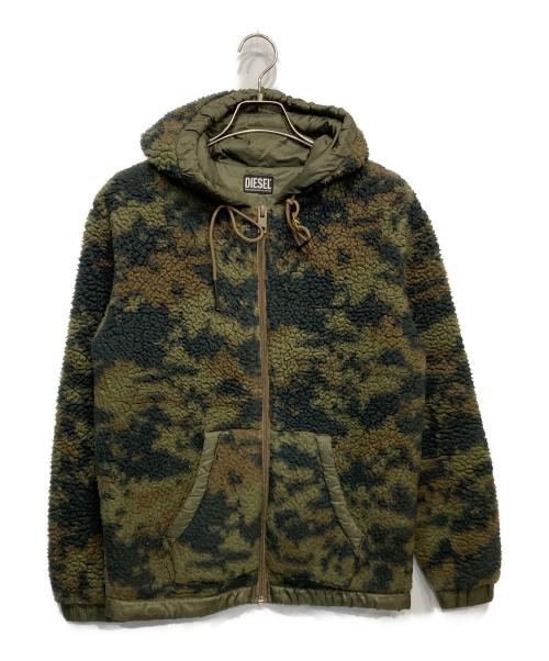DIESEL（ディーゼル）DIESEL (ディーゼル) ボアジャケット グリーン サイズ:XSの古着・服飾アイテム