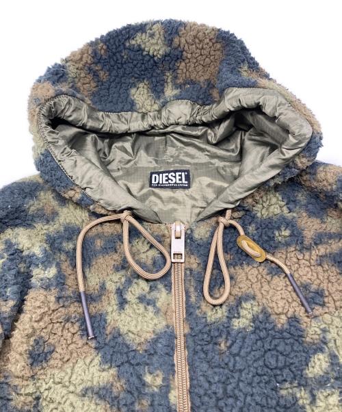 DIESEL（ディーゼル）DIESEL (ディーゼル) ボアジャケット グリーン サイズ:XSの古着・服飾アイテム