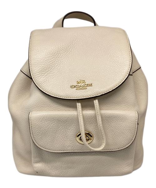 COACH（コーチ）COACH (コーチ) リュック ホワイトの古着・服飾アイテム