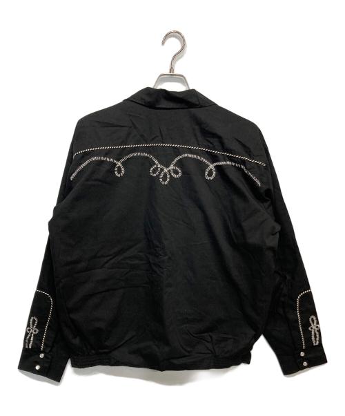 BACKERS（バッカーズ）Backers (バッカーズ) 50s復刻ウエスタンシャツジャケット ブラック サイズ:Lの古着・服飾アイテム
