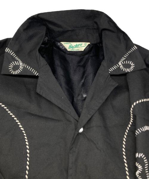 BACKERS（バッカーズ）Backers (バッカーズ) 50s復刻ウエスタンシャツジャケット ブラック サイズ:Lの古着・服飾アイテム