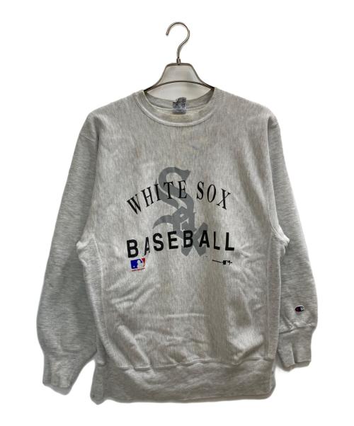 Champion REVERSE WEAVE（チャンピオン リバース ウィーブ）Champion REVERSE WEAVE (チャンピオン リバース ウィーブ) クルーネックスウェット グレー サイズ:XLの古着・服飾アイテム