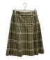 Burberry's（バーバリーズ）の古着「ノバチェックミディチェックスカート」｜ベージュ