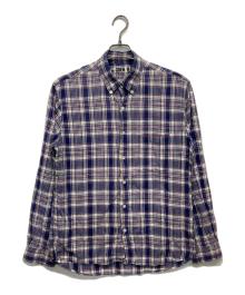 GOODENOUGH（グッドイナフ）の古着「チェックシャツ」｜ブルー